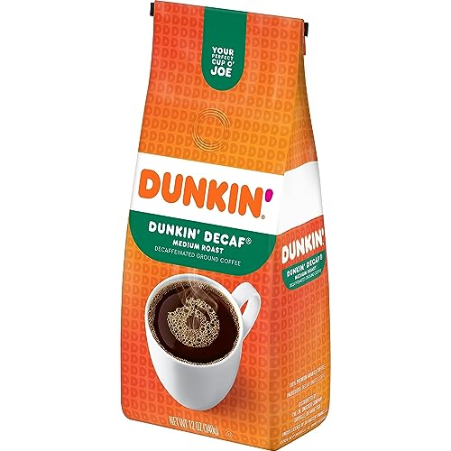 Dunkin' Dunkin' Decaf / 12 Ounce (Pack of 1) / 1 Ground Coffee
