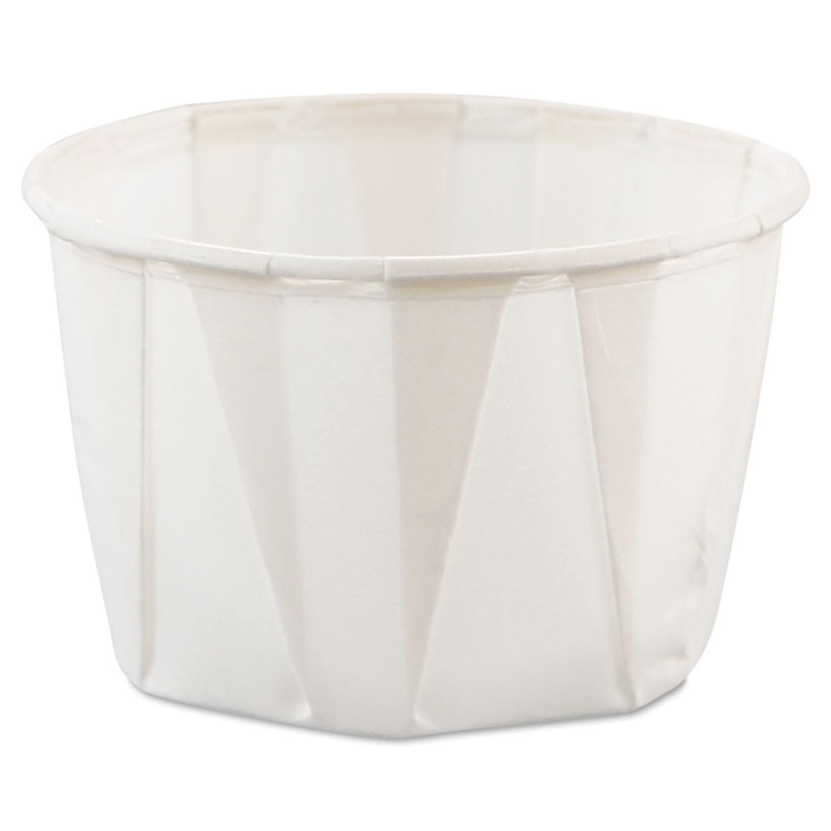 SOLO 200-2050 White Paper 2 Oz. Souffle Portion Cup - 5000 / CS