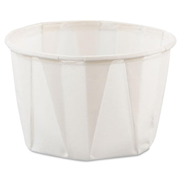 SOLO 200-2050 White Paper 2 Oz. Souffle Portion Cup - 5000 / CS