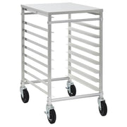 HUBERT 18-Tier Knockdown / Silver / Modern Rack Shelves