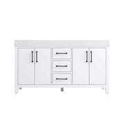 Elegant Kitchen and Bath 60" Double Bathroom Vanity in White by Elegant Lighting – unspecified, Wood, White, Model VF60660DWH