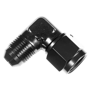 RHP - 8290 Series -AN To -AN Fuel Hose Fitting by Red Horse Performance – 0.25 inches, Metal, Black, Model 8290-08-08-2