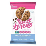 Sweet Lorens Chocolate Chunk Place & Bake Cookie Dough / 12 Ounce (Pack of 6) / 1 Cookies