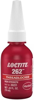 Loctite 231926 Red 262 High Strength Thread Locker, 10 mL Bottle