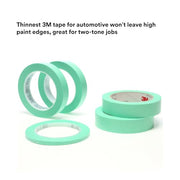3M 1/4 inch x 60 yard (Pack of 1) / 06525 / Blue Masking Tape