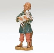 Fontanini by Roman, Silas The Boy Shepherd, 7.5" Collection, Nativity Figure, Made in Italy