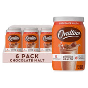 Ovaltine Chocolate Malt / 12 Ounce (Pack of 6) / 6 Chocolate Drink Mixes
