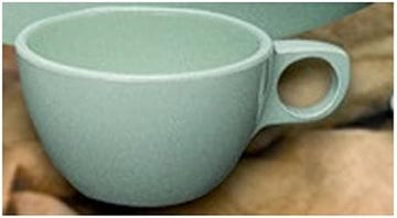 Yanco Nessico Collection Melamine 7 OZ OVIDE CUP GREEN Box of 48