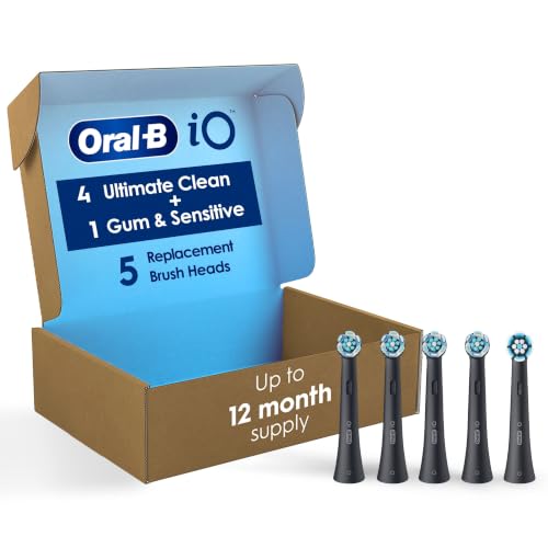 Oral-B Black / 1 Count (Pack of 5) / 5 Toothbrush Replacement Heads