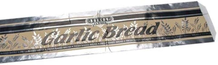 Brown Paper Goodsgarlic Bread Foil Bag Silver 5.25" L x 3.25" W x 20" D 500/Case