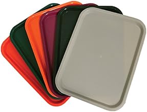 OMCAN 80098 Fast Food Trays Pack of 12 12" x 16" -Red
