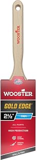 180-Pack of 2-1/2” Wooster 5231 Gold Edge Angle Sash Paint Brush