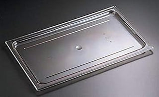 Cambro 20CWC135 Clear Camwear 1/2 Size Polycarbonate Flat Lid-20CWC135