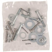 Hardware Pack for Magliner Hand Trucks (Single Pack) – 11"L x 11"W x 6"H, Black, Model 301046