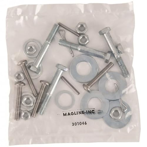 Hardware Pack for Magliner Hand Trucks (Single Pack) – 11"L x 11"W x 6"H, Black, Model 301046