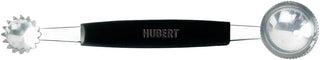 HUBERT Double Melon Baller with Black Softgrip Handle Stainless Steel - 6 1/2 L