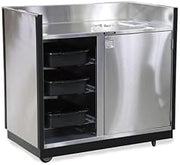 4610-4-Tub Stainless Steel Bussing Station