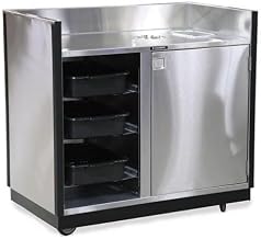 4610-4-Tub Stainless Steel Bussing Station