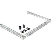 36W X 18D Poly-Z-Brite Three-Sided Wire Frame by Nexel – 1, Alloy Steel, Poly-z-brite, Model WF1836Z
