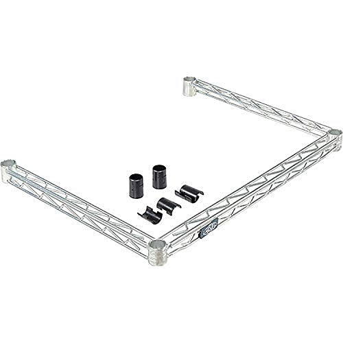 36W X 18D Poly-Z-Brite Three-Sided Wire Frame by Nexel – 1, Alloy Steel, Poly-z-brite, Model WF1836Z