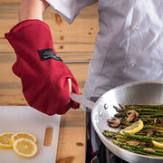 San Jamar 13" / Conventional / Red Oven Mitts