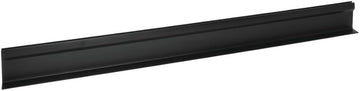 Divider Black T Shape for Parsley Runner with Aluminum Support Plastic - 30" L x 2 1/2 H