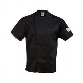 Performance Series Jacket Black by Chef Revival – Medium, Cotton, Black, Model J205BK-M