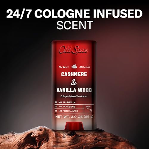 Old Spice Cashmere + Vanilla Wood / 3 Ounce (Pack of 1) / 1 Deodorant