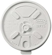 DCC Vented Foam Lids for Cups, Lift N` Lock Lid, 10 to 14 oz.