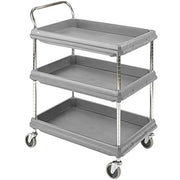 METRO Gray / 3 Shelves, 27" x 39.5" / 400.0 pounds Utility Carts