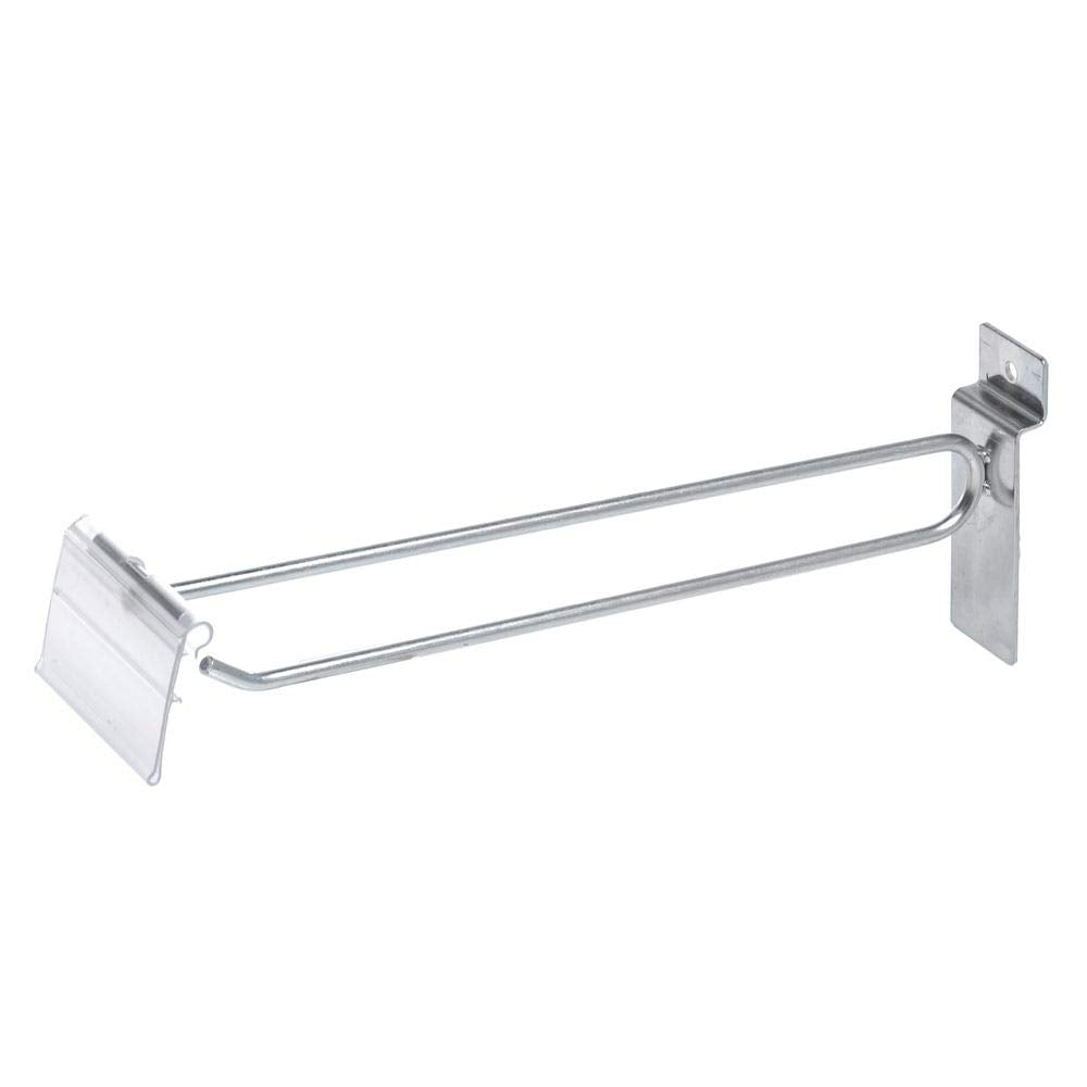 Slatwall Scanhook by Retail Resource – Metal, Silver, Pack of 100, Model 1803
