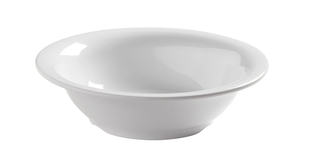 Melamine Narrow Rim Bowl by American Metalcraft – Melamine, White, Model DBN24WH