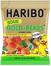 Haribo Gold Bears Sour Gummy Candy, 4.5 Ounce -- 12 per case.