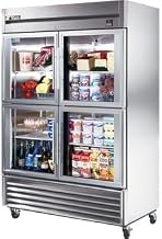 True TS Series Reach-In 4-Half Glass Door 49 Cu Ft Refrigerator