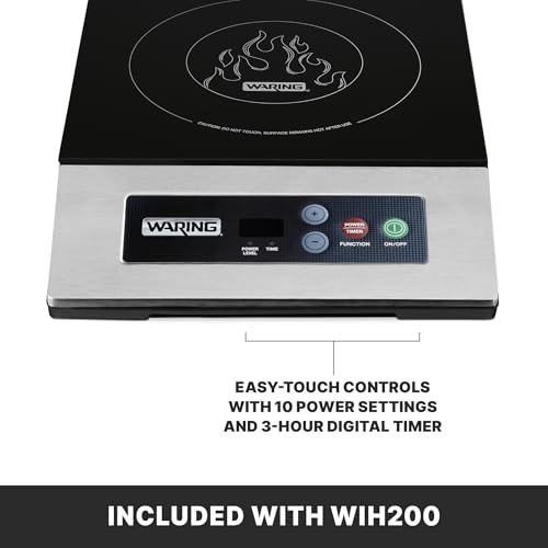 Waring Multicolor / WIH400B - Schott Ceramic Surface / 11.5" x 11.75" Countertop Burners