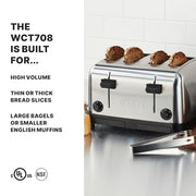 Waring 4-Compartment / Classic / Silver Toasters