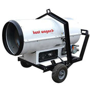 Ductable Dual Fuel Heater by Heat Wagon – 65"L x 31"W x 36"H, Steel, White, Model DG250