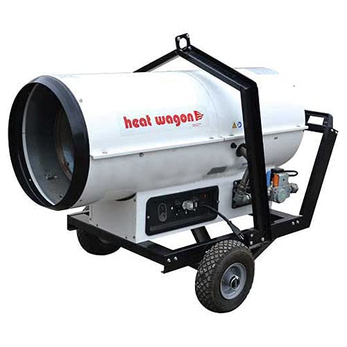 Ductable Dual Fuel Heater by Heat Wagon – 65"L x 31"W x 36"H, Steel, White, Model DG250