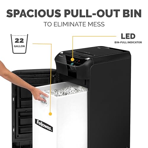 Fellowes Black / 1 / 600-Sheet Shredders