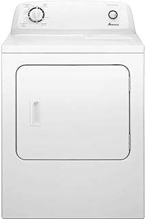 AMANA NED4655EW 6.5 cu. ft. Front Load Electric Dryer with 11 Drying Cycles, White