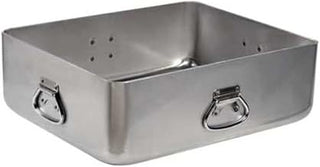 Vollrath 68391 42-Quart Wear-Ever Heavy-Duty Rectangular Open Baking Roasting Pan with Loop Handle Grip for Restaurant Catering Cafeteria | 20-7/8"L x 17-3/8"W x 7"H, Silver, 4-Gauge Aluminum, NSF