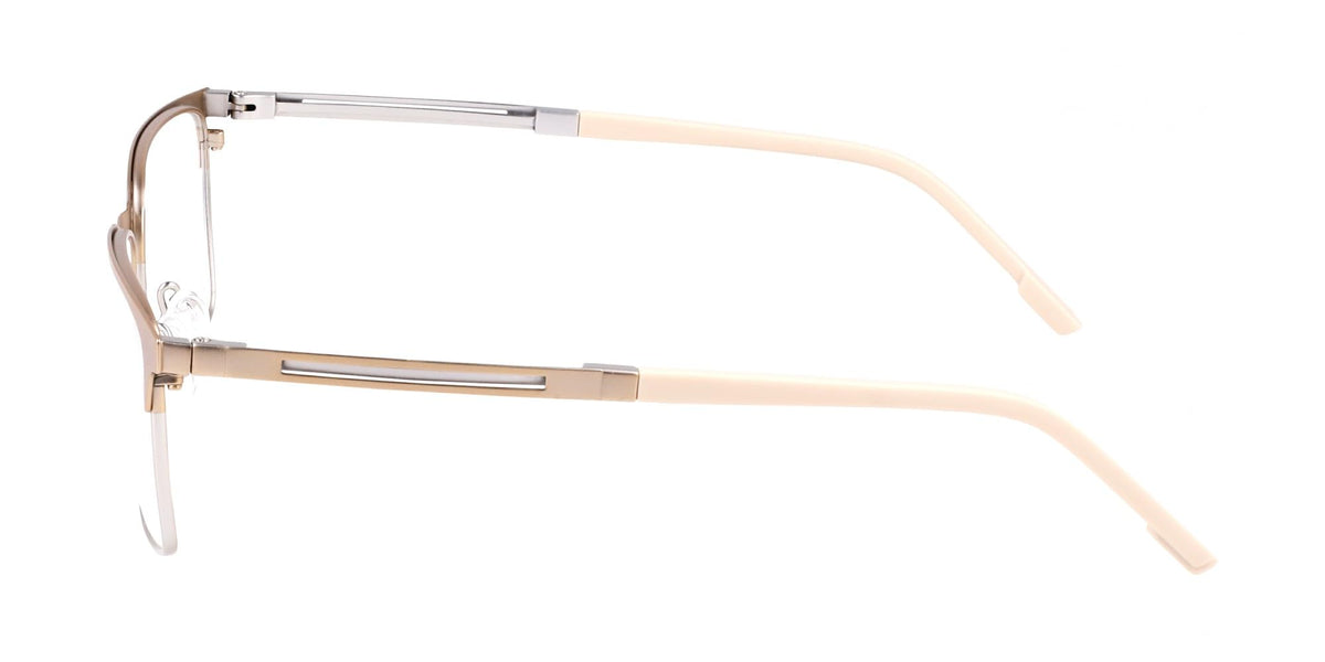E1152 N 712 MATTE LIGHT GOLD 53/17/145 MALE Eyewear Frame by Flexon – 53/17/145, Plastic, Matte Light Gold, Model FLEXON E1152 N