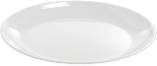 HUBERT® Shallow Serving Bowl White Melamine - 18" L x 11" W x 1 1/2" H