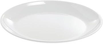 HUBERT® Shallow Serving Bowl White Melamine - 18" L x 11" W x 1 1/2" H