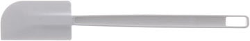 HUBERT Flat Blade Spatula White Plastic with Polystyrene Handle - 13 1/2"L