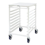 HUBERT 12-Tier X-Frame / Silver / Modern Bakery Racks