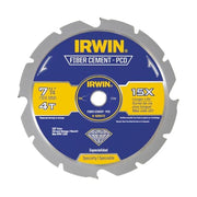 IRWIN 7-1/4" 4T / Fiber Cement / Blue Circular Saw Blades
