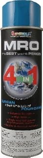 20 Oz. Seymour MRO Spray Paint - MRO Paint: Safety Blue - Pack of 6