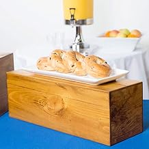 Cal-Mil 166-7-99 Rectangle Riser, 7" Height, 20.5" Width, 7" Length, Reclaimed Wood, Madera