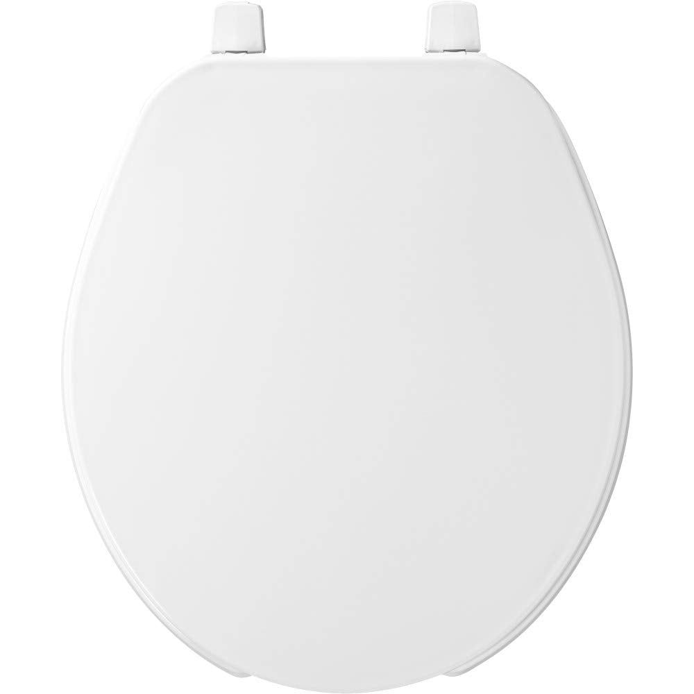 Bemis Round (Pack of 2) / White / Open Front Toilet Seats